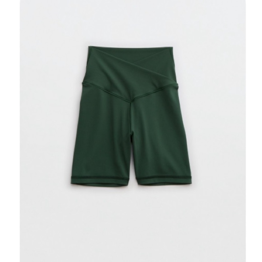 Green bike shorts